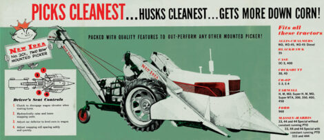 Iron Age Ads: New Idea Corn Picker Image